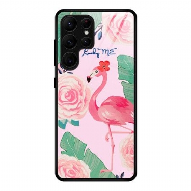 Cover Til Samsung Galaxy S25 Ultra 5g Flamingo I Hærdet Glas
