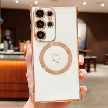 Cover Til Samsung Galaxy S25 Ultra 5g Kompatibel Med Tonet Magsafe