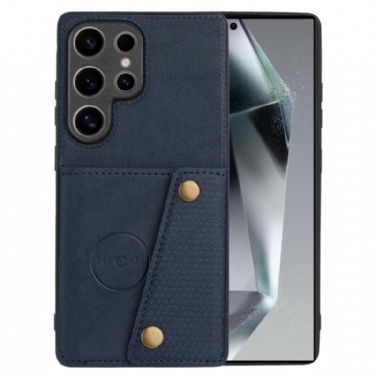 Cover Til Samsung Galaxy S25 Ultra 5g Kortholder I Retrostil