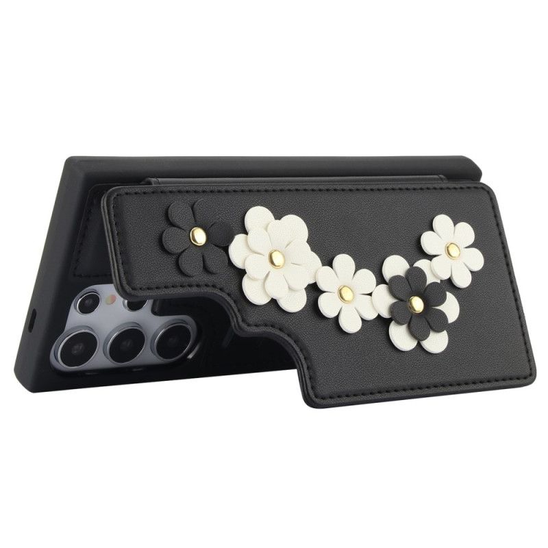 Cover Til Samsung Galaxy S25 Ultra 5g Kortholder Med Snor Og Skulderrem