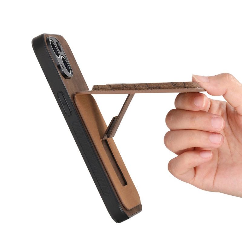 Cover Til Samsung Galaxy S25 Ultra 5g Kortholder Og -stativ Med Trykt Mønster