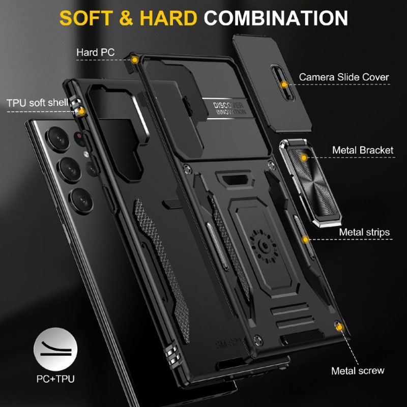Cover Til Samsung Galaxy S25 Ultra 5g Linsebeskytter Og Dæksel