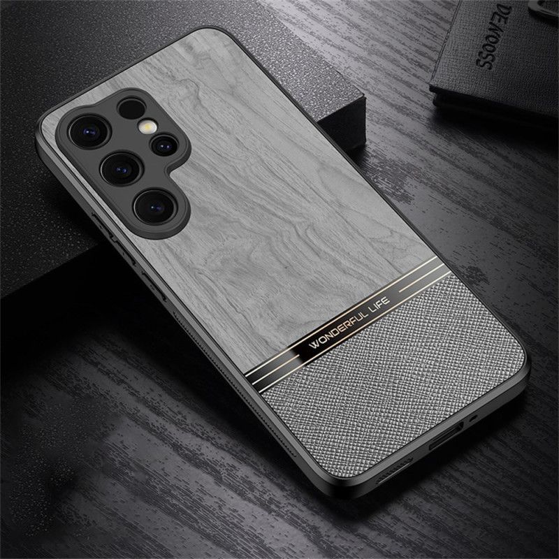 Cover Til Samsung Galaxy S25 Ultra 5g Trætekstur