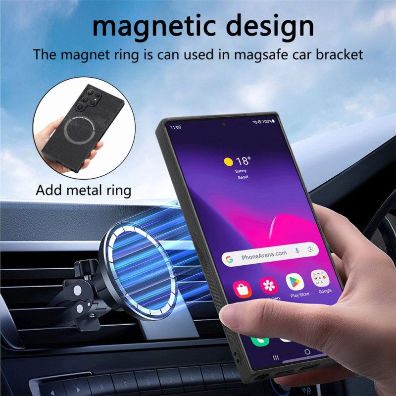 Flip Cover Samsung Galaxy S25 Ultra 5g Aftageligt Magnetisk Rfid Caseneo-etui