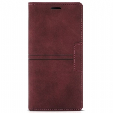 Flip Cover Samsung Galaxy S25 Ultra 5g Dobbelte Linjer