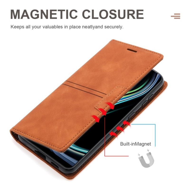 Flip Cover Samsung Galaxy S25 Ultra 5g Dobbelte Linjer