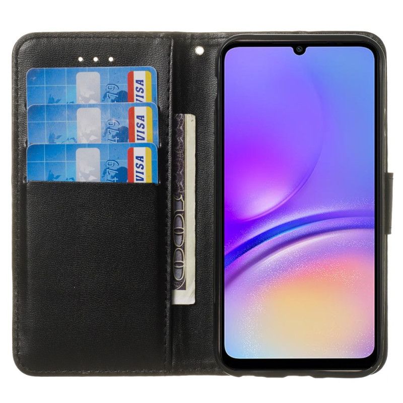 Flip Cover Samsung Galaxy S25 Ultra 5g Ensfarvet Kunstlæder
