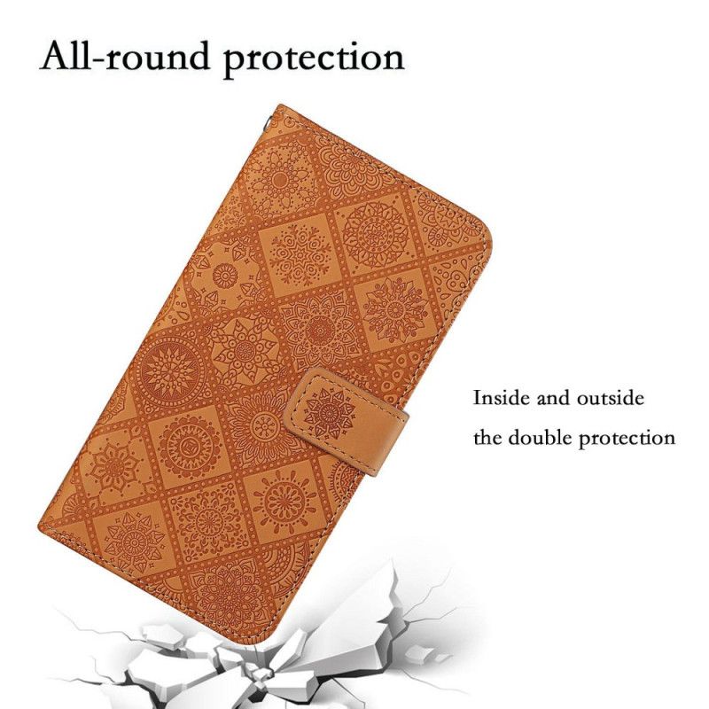 Flip Cover Samsung Galaxy S25 Ultra 5g Etnisk Stil Med Rem