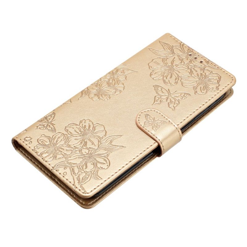 Flip Cover Samsung Galaxy S25 Ultra 5g Kirsebærblomster