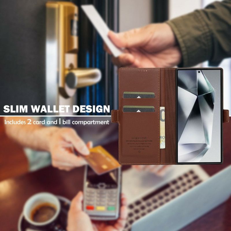 Flip Cover Samsung Galaxy S25 Ultra 5g Klassisk Lc.imeeke