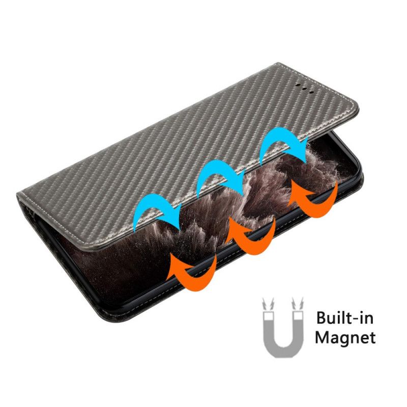 Flip Cover Samsung Galaxy S25 Ultra 5g Kulfiber Med Rem