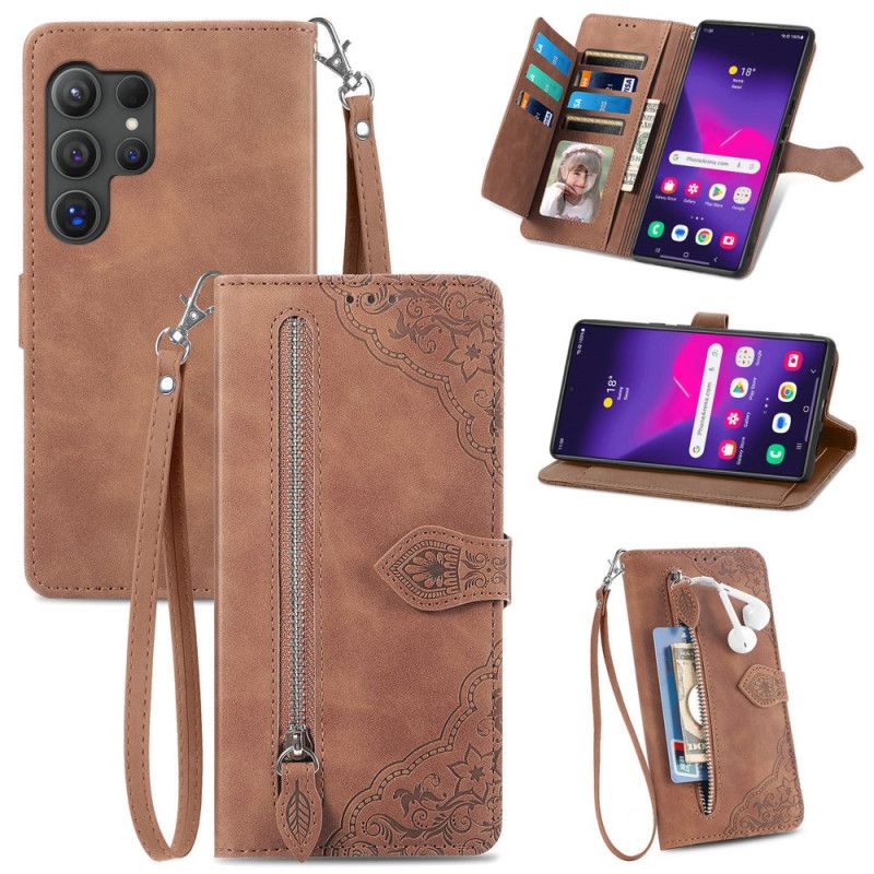 Flip Cover Samsung Galaxy S25 Ultra 5g Lynlåspung Med Blondedesign