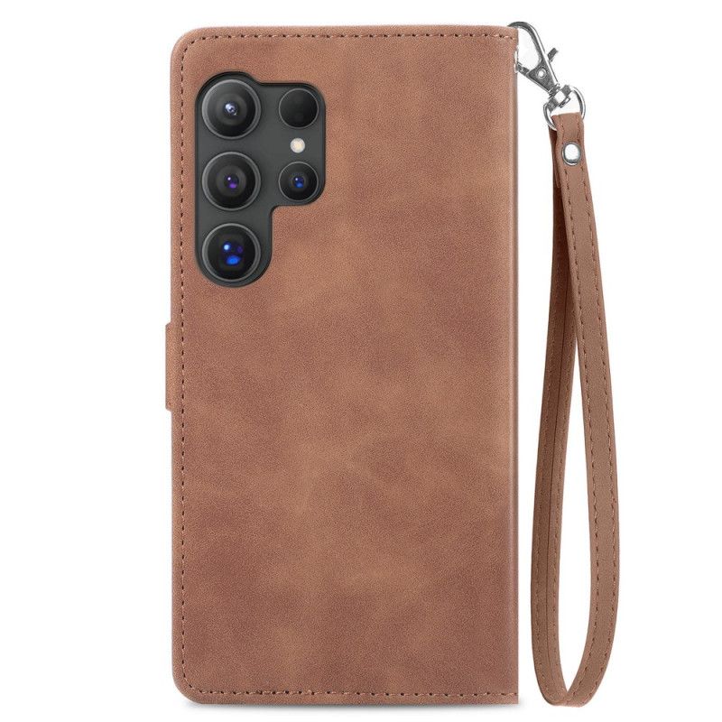 Flip Cover Samsung Galaxy S25 Ultra 5g Lynlåspung Med Blondedesign