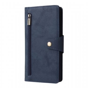 Flip Cover Samsung Galaxy S25 Ultra 5g Pung Med Ruskindseffekt Og Rem