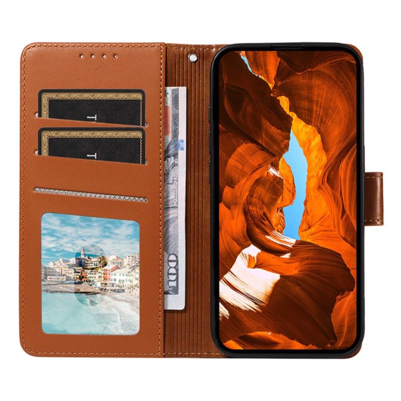 Flip Cover Samsung Galaxy S25 Ultra 5g Rfid Læderpung Med Rem