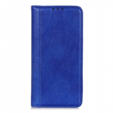 Flip Cover Samsung Galaxy S25 Ultra 5g Splitlæder I Litchi