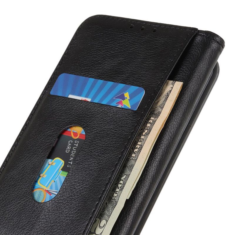 Flip Cover Samsung Galaxy S25 Ultra 5g Splitlæder I Litchi