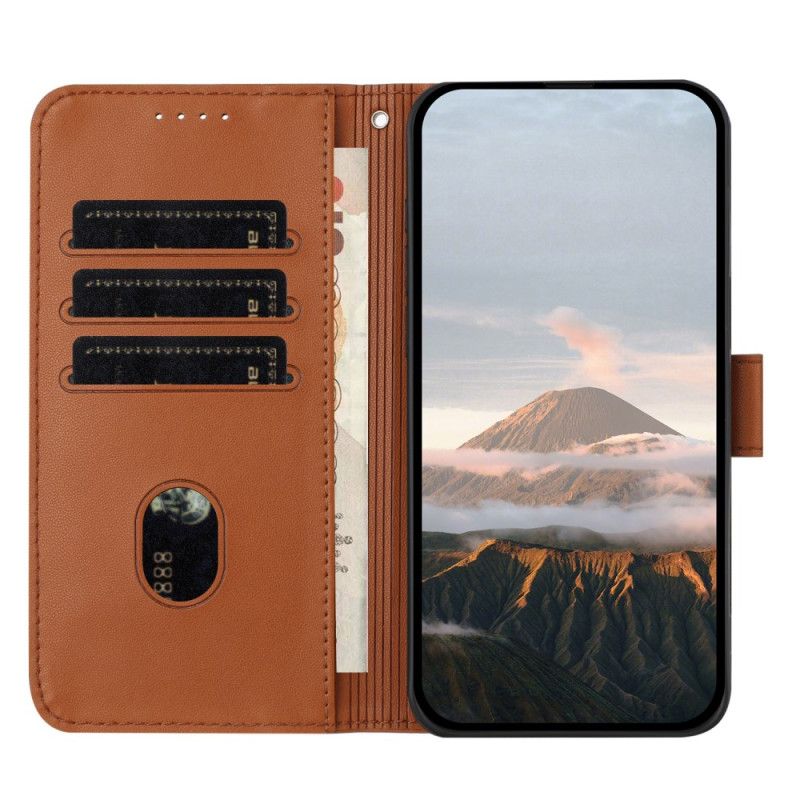 Flip Cover Samsung Galaxy S25 Ultra 5g Trekantet Mønster