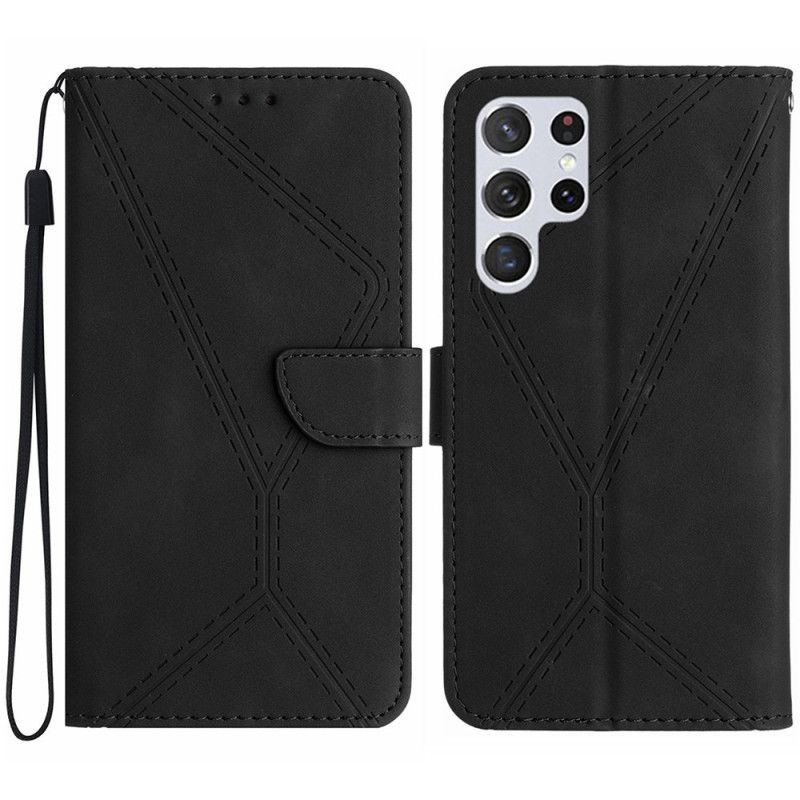 Flip Cover Til Samsung Galaxy S25 Ultra 5g Linjer Og Print