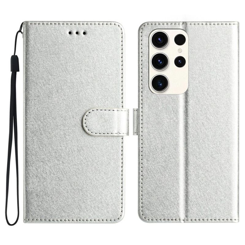 Flip Cover Til Samsung Galaxy S25 Ultra 5g Silketekstur