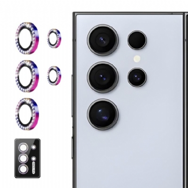 Kameralinsebeskytter Til Samsung Galaxy S25 Ultra 5g Med Legeringsringe Og Rhinsten