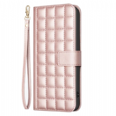 Læder Cover Samsung Galaxy S25 Ultra 5g Telefon Etui Premium Quiltet