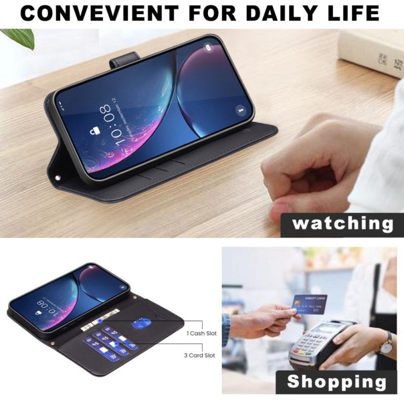 Læder Cover Samsung Galaxy S25 Ultra 5g Telefon Etui Premium Quiltet