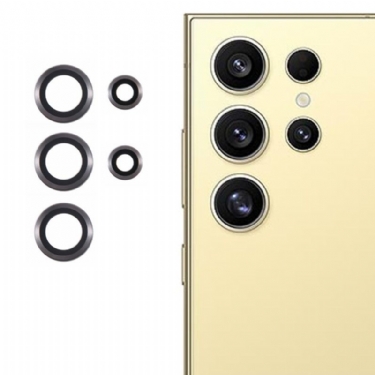 Metallinsebeskytter Til Samsung Galaxy S25 Ultra 5g Galvaniseret Og Hærdet Glas