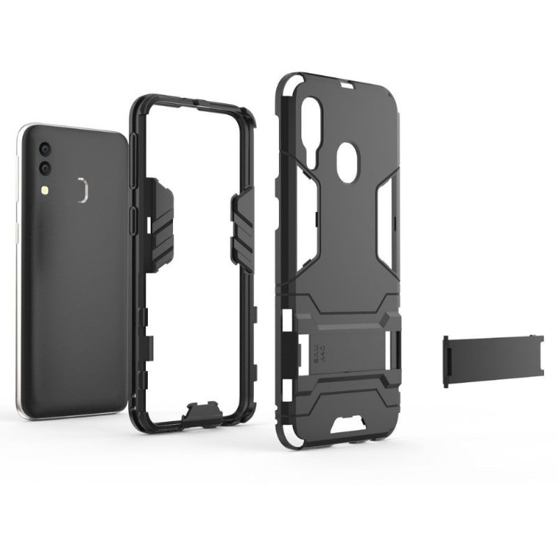 Mobilcover Samsung Galaxy A40 Cool Guard Stødsikker Med Integreret Stativ