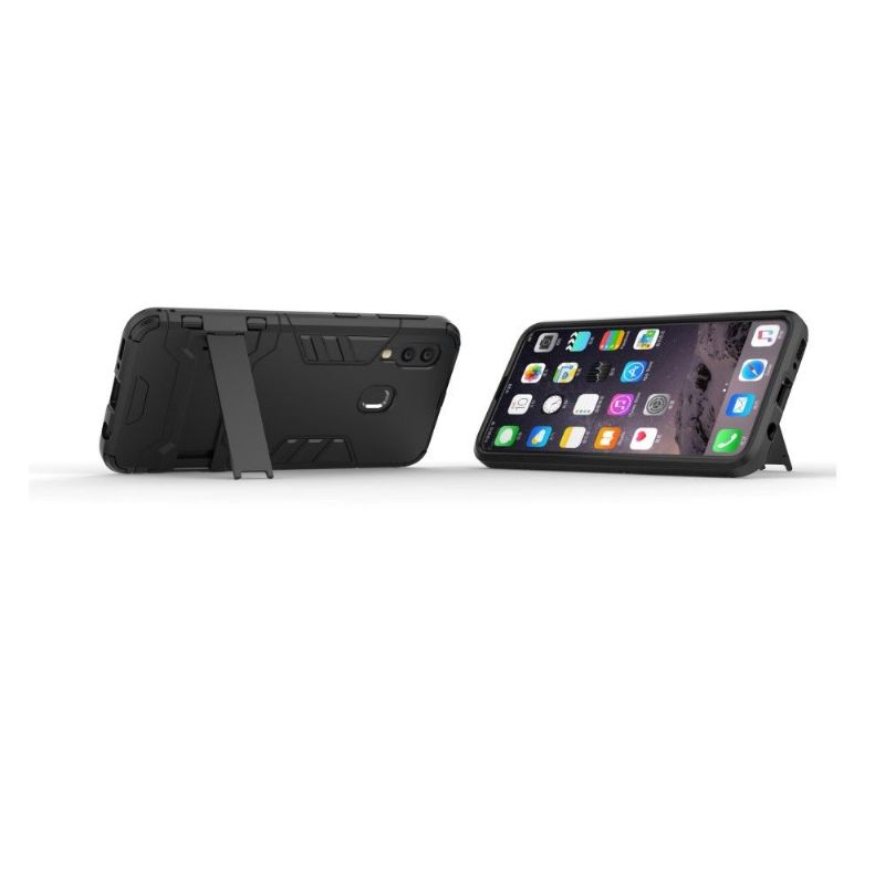 Mobilcover Samsung Galaxy A40 Cool Guard Stødsikker Med Integreret Stativ