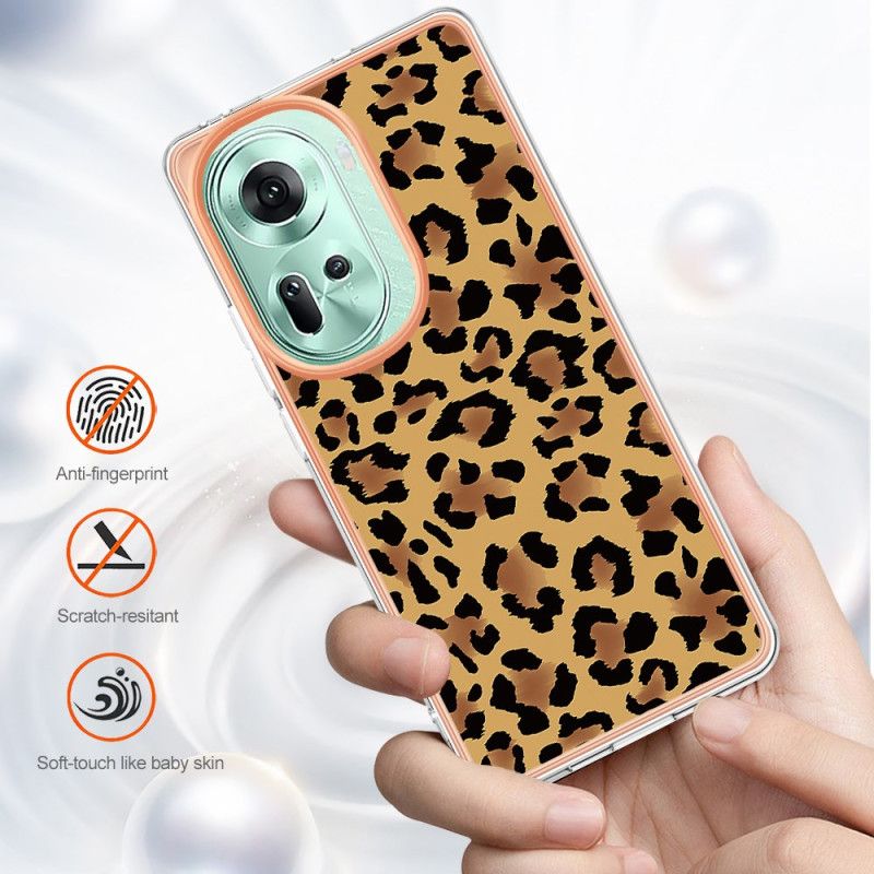Cover Oppo Reno 11 5g Leopardtryk