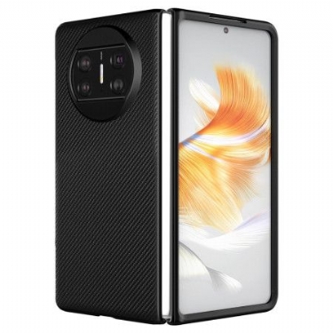 Cover Huawei Mate X3 Telefon Etui Vævet Læderstil