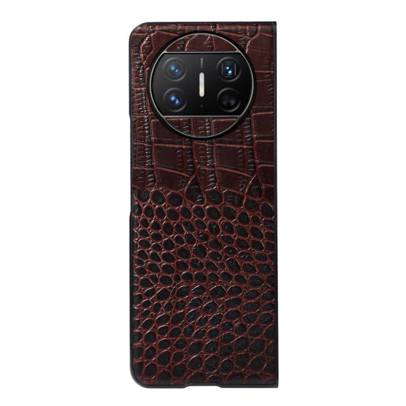 Cover Til Huawei Mate X3 Ægte Krokodillelæder Stil