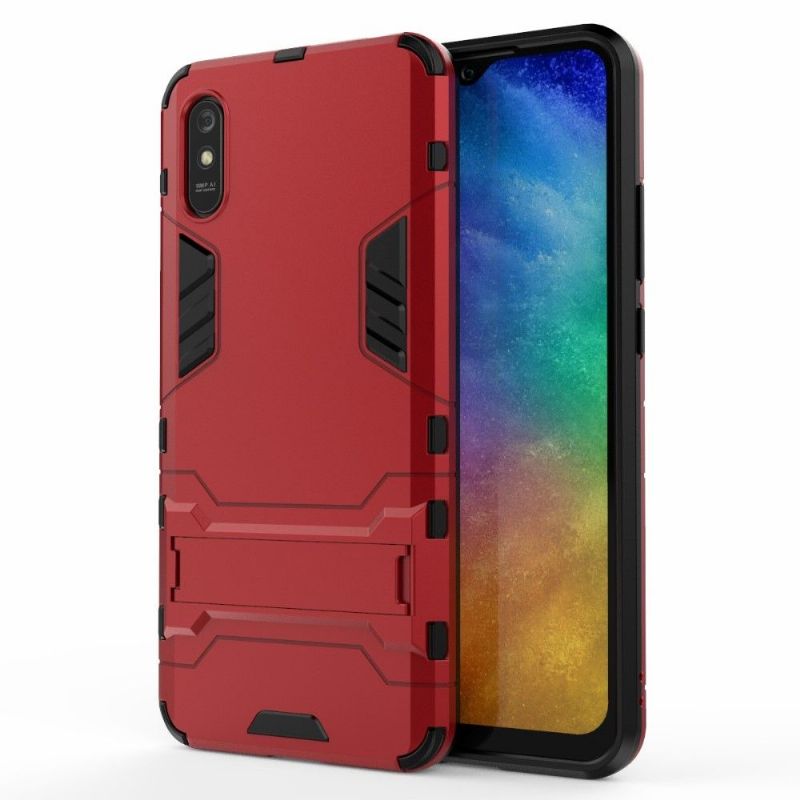 Cover Xiaomi Redmi 9A Anti-fald Cool Guard Stødsikker Med Integreret Stativ