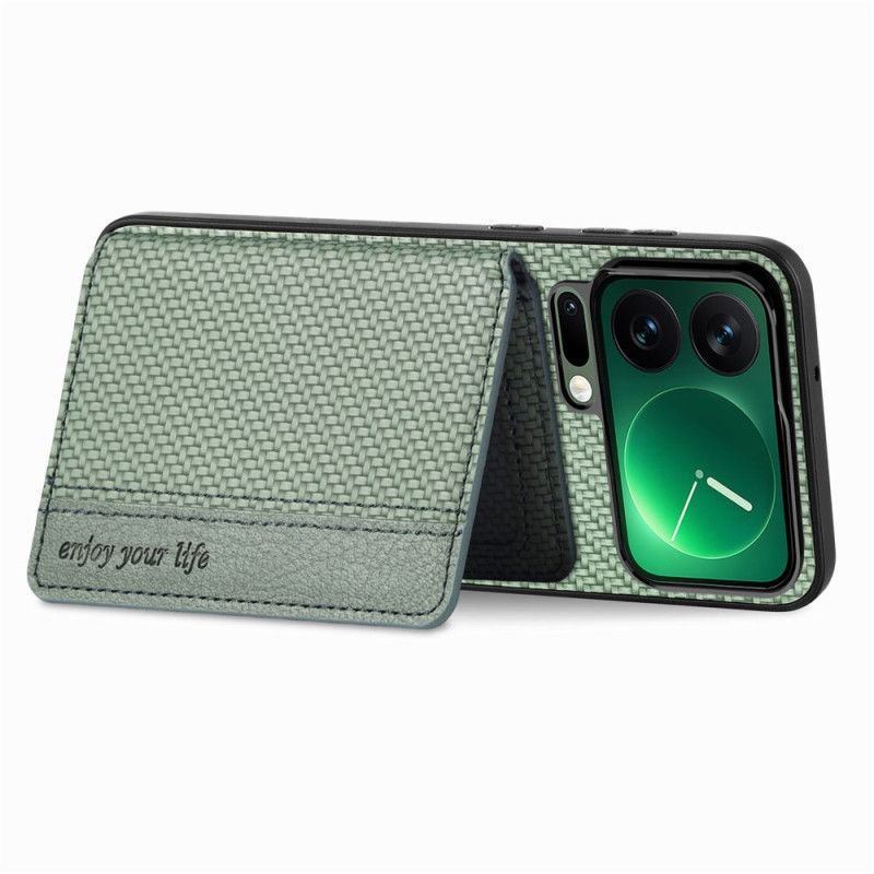 Cover Til Xiaomi 17 Pro Rfid-beskyttelse Og Magnetisk Kortholder