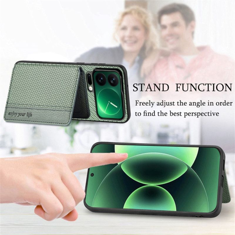 Cover Til Xiaomi 17 Pro Rfid-beskyttelse Og Magnetisk Kortholder