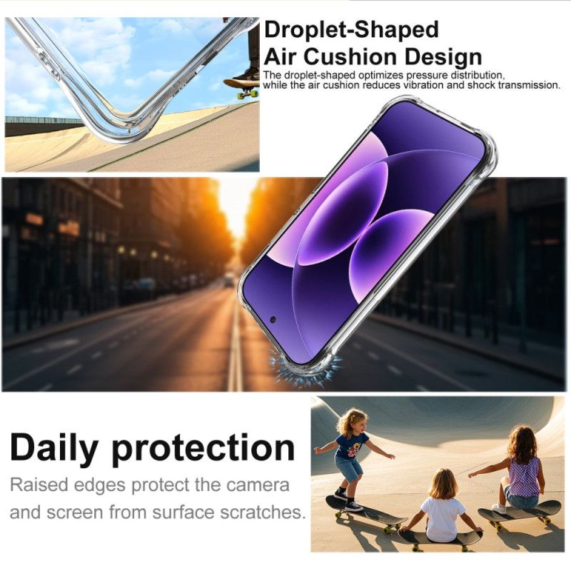 Cover Xiaomi 17 Pro Imak - Beskyttelse Stødsikker Med Airbags Gennemsigtig