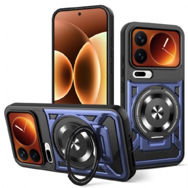 Cover Xiaomi 17 Pro Magnetisk Lukning Med Roterende Støtteben