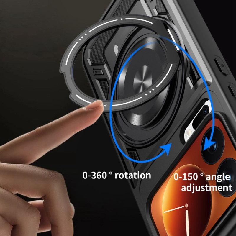 Cover Xiaomi 17 Pro Magnetisk Lukning Med Roterende Støtteben
