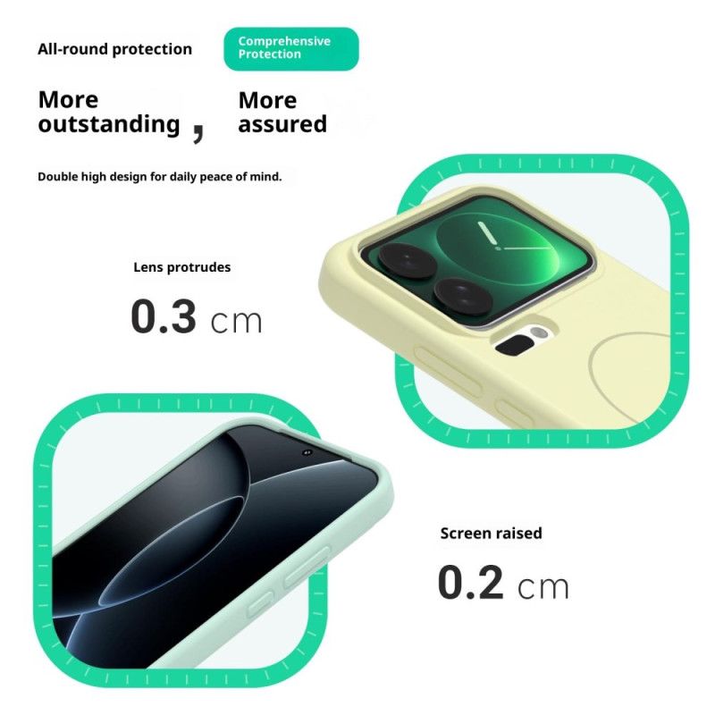 Cover Xiaomi 17 Pro Magnetisk Silikone