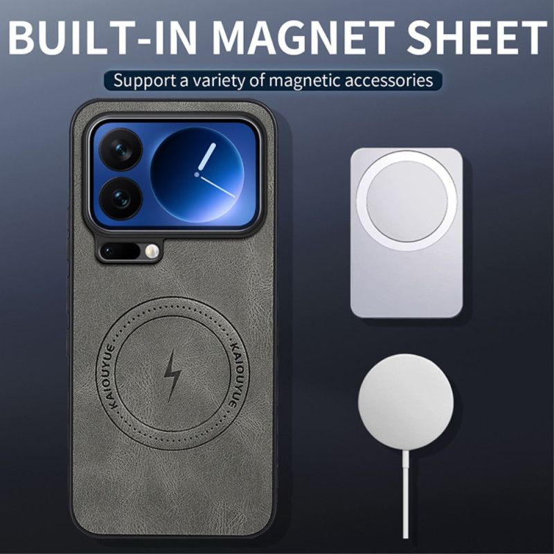 Cover Xiaomi 17 Pro Magsafe Læderlook