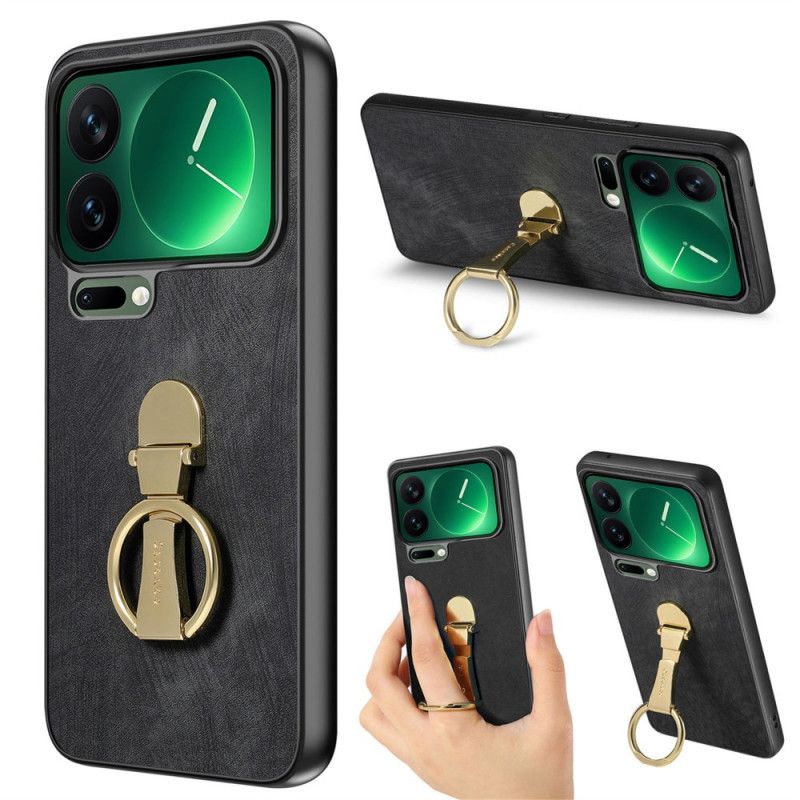 Cover Xiaomi 17 Pro Stativ Foldbart Og Med Retrotekstur Caseneo