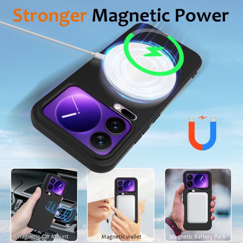 Cover Xiaomi 17 Pro Telefon Etui Flydende Silikone Magnetisk