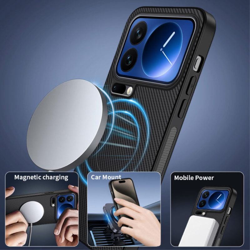 Cover Xiaomi 17 Pro Telefon Etui Magsafe Kulfiber