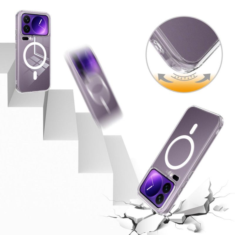 Cover Xiaomi 17 Pro Telefon Etui Transparent Magnetisk