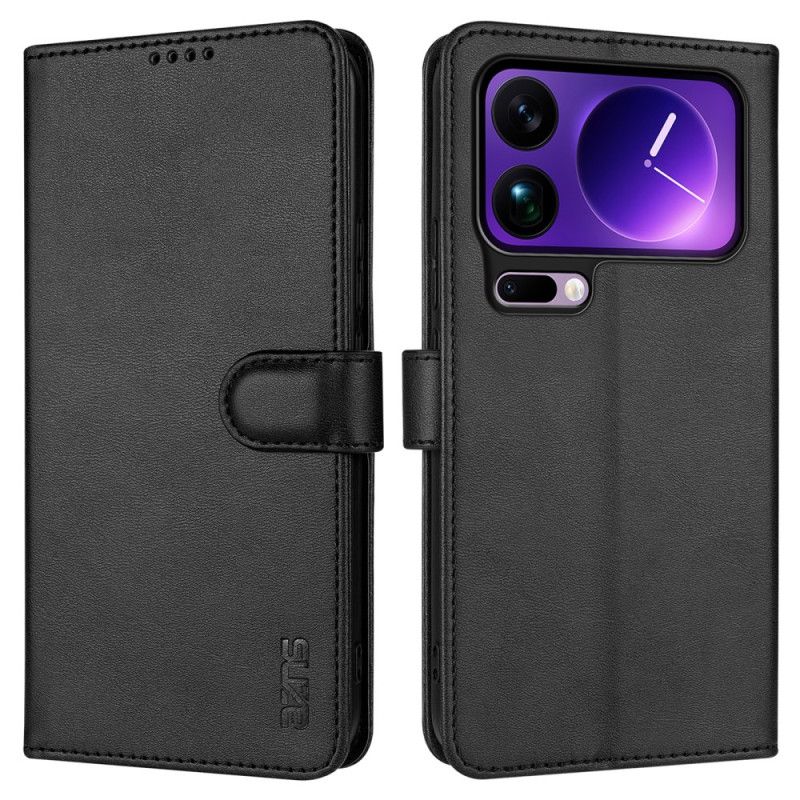 Flip Cover Til Xiaomi 17 Pro Azns Lædereffekt
