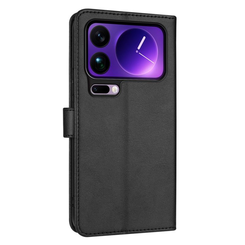 Flip Cover Til Xiaomi 17 Pro Azns Lædereffekt