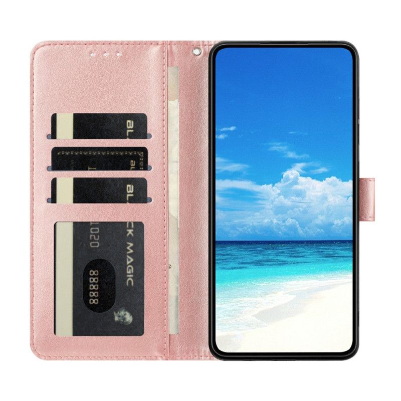 Flip Cover Til Xiaomi 17 Pro Graverede Sommerfugle