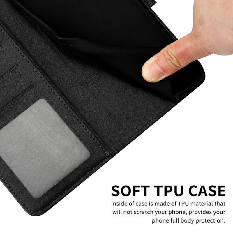 Flip Cover Til Xiaomi 17 Pro Lædereffekt Med Snor