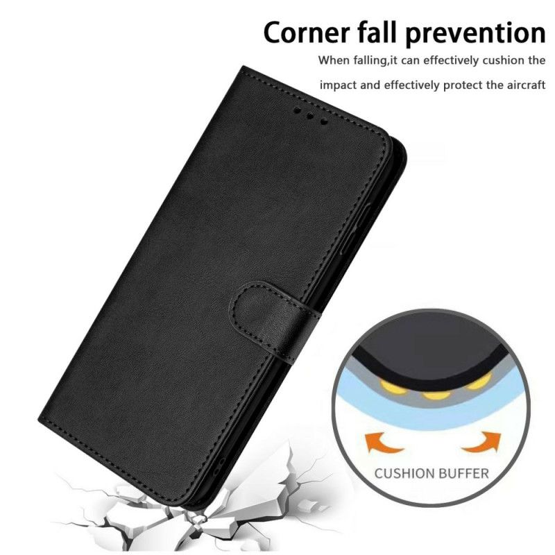 Flip Cover Til Xiaomi 17 Pro Lædereffekt Med Snor